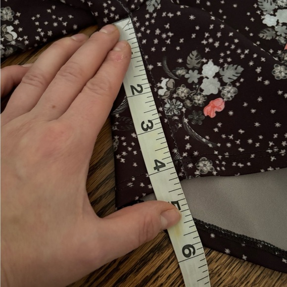 LIVE‎ THE PROCESS | Brown Floral Bike Shorts Sz M - Picture 5 of 9